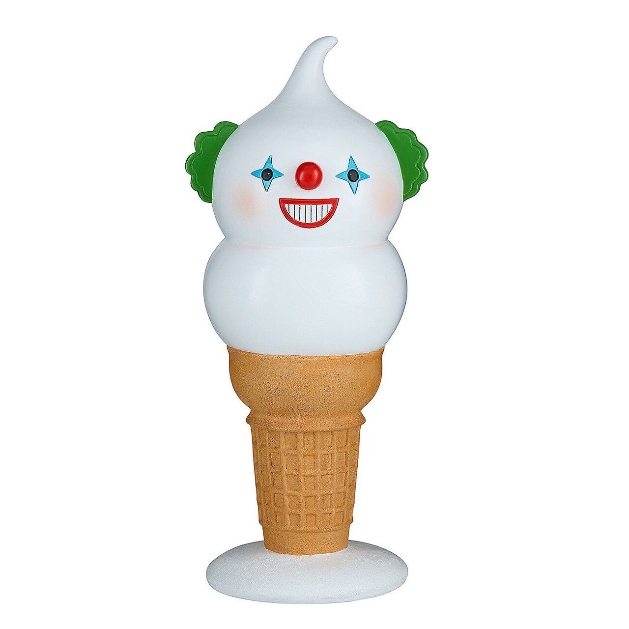 Creepy Clown I-Scream Cone Halloween Tabletop Decoration Polyresin Figurine 14 Inch